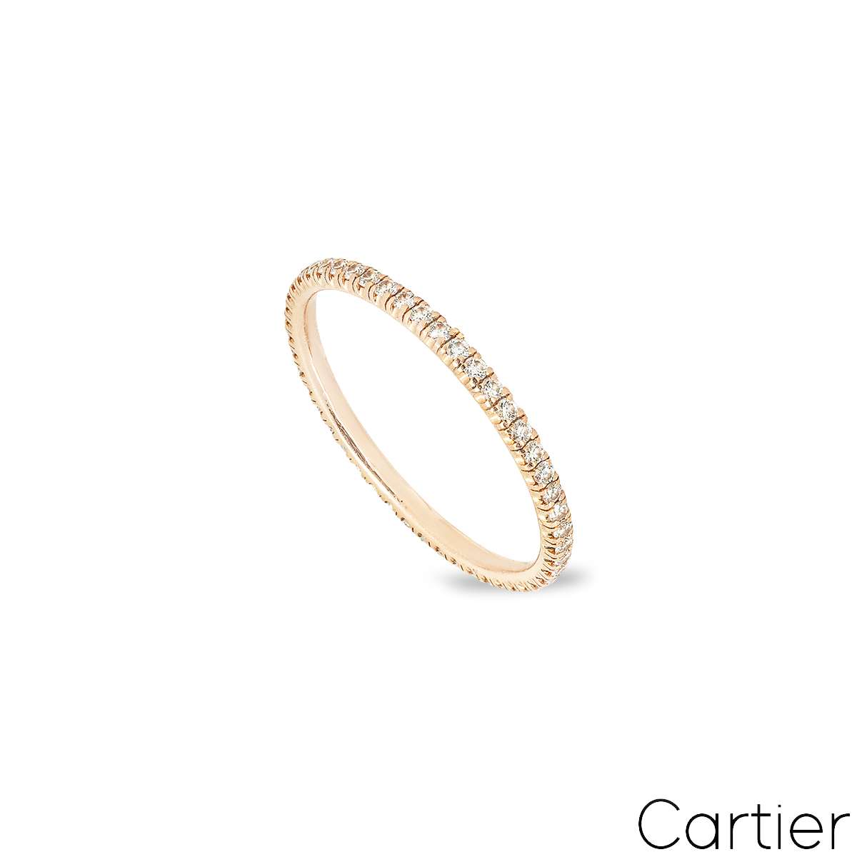 Cartier Rose Gold Diamond �tincelle De Cartier Ring Size 51 B4210500